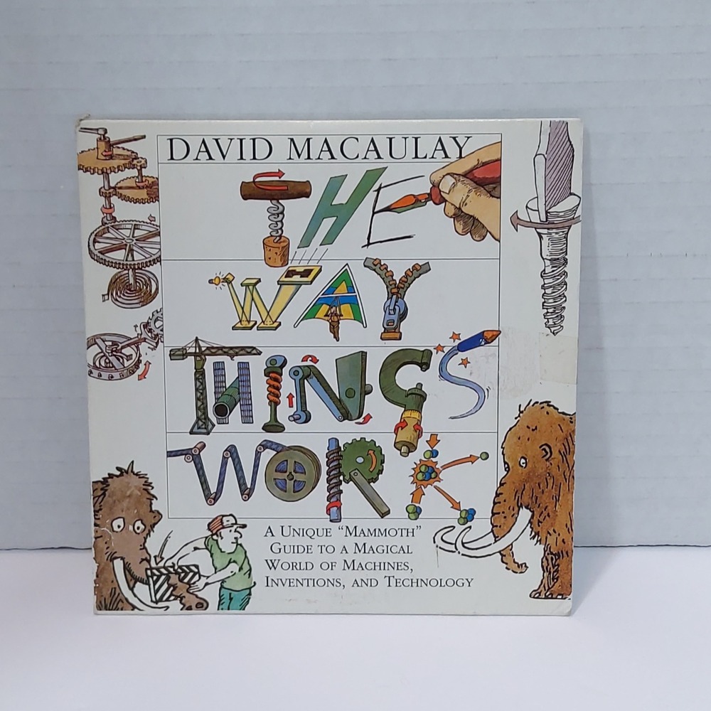 Vintage Untested "The Way Things Work" by David Macaulay 1994 CD-ROM PC/IBM